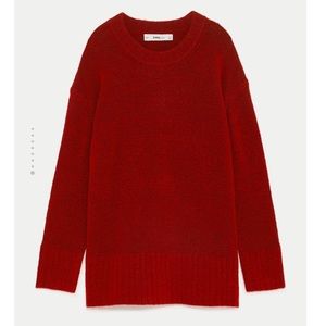 Zara double ribbed sweater NWOT